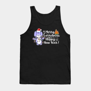 Merry Carrotmas And A Hoppy New Year Tank Top